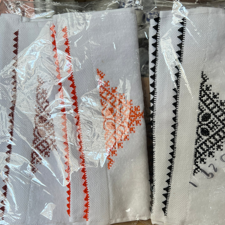 TREZ - Moroccan Embroidery Guest Towels