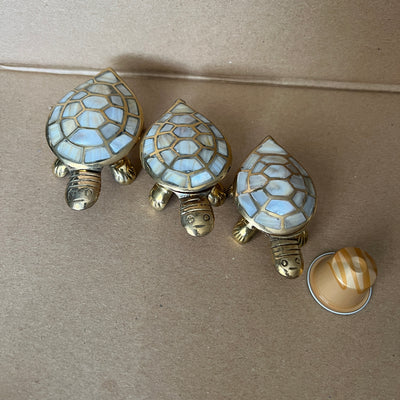 Copy of Turtle Set - White & Gold