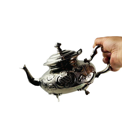 YASMA Silver Moroccan Teapot-Berkoukch Blouz-MyTindy