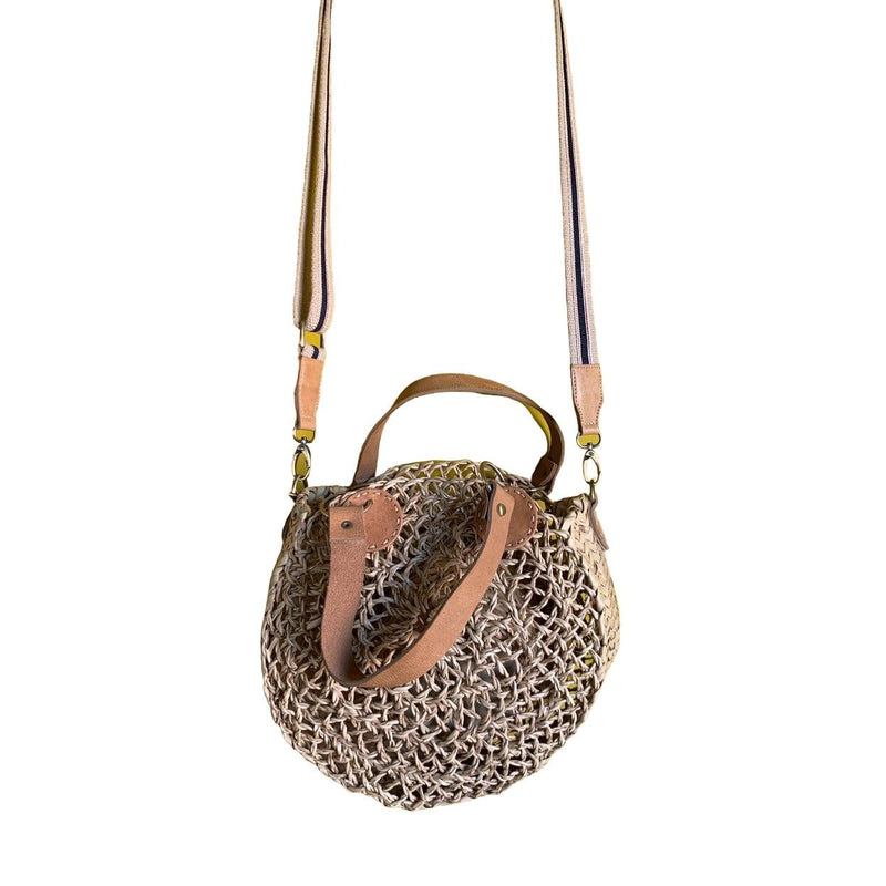 straw leather bag  Marrakesh artisan