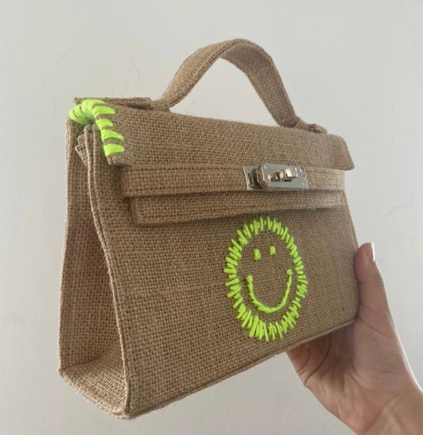 Micro Kelly Style Jute with Smiley-Museo Factory-MyTindy