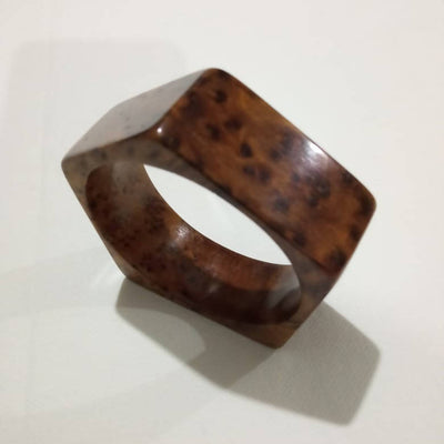 Handmade Bangle Thuja Wooden bracelet-Mohamed El Arbi-MyTindy