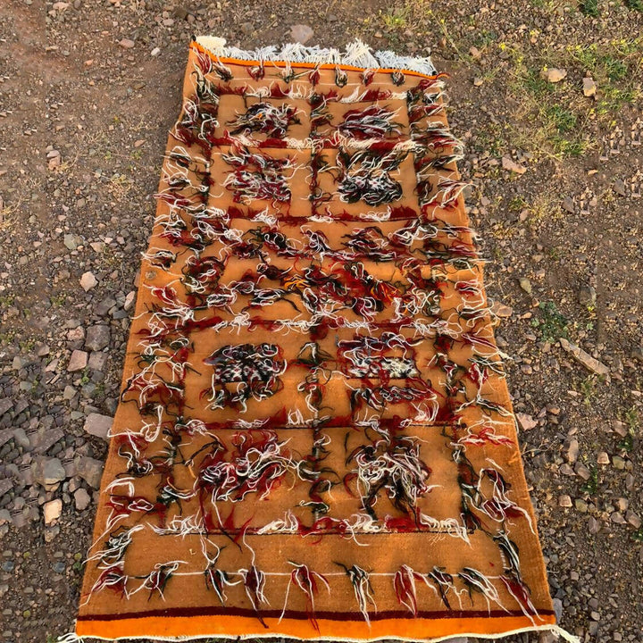 Orange Berber Carpet