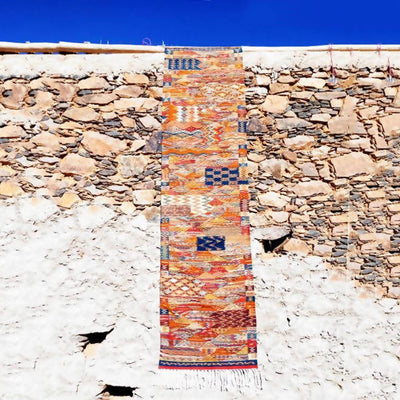Corridor Moroccan Rug "The Carpet IV"-Coopérative Bakiz-MyTindy