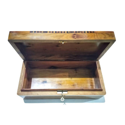 Thuja Wooden Lockable Jewelry Box-Mohamed El Arbi-MyTindy
