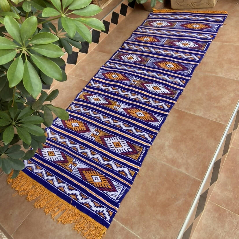 Blue Kilim Atlas Rug