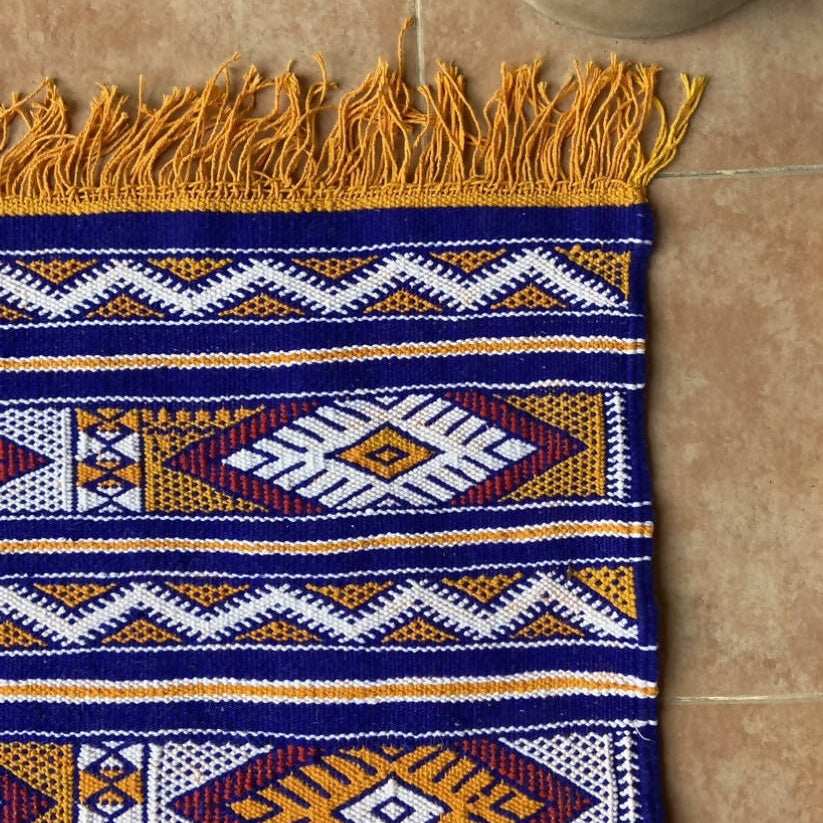 Blue Kilim Atlas Rug