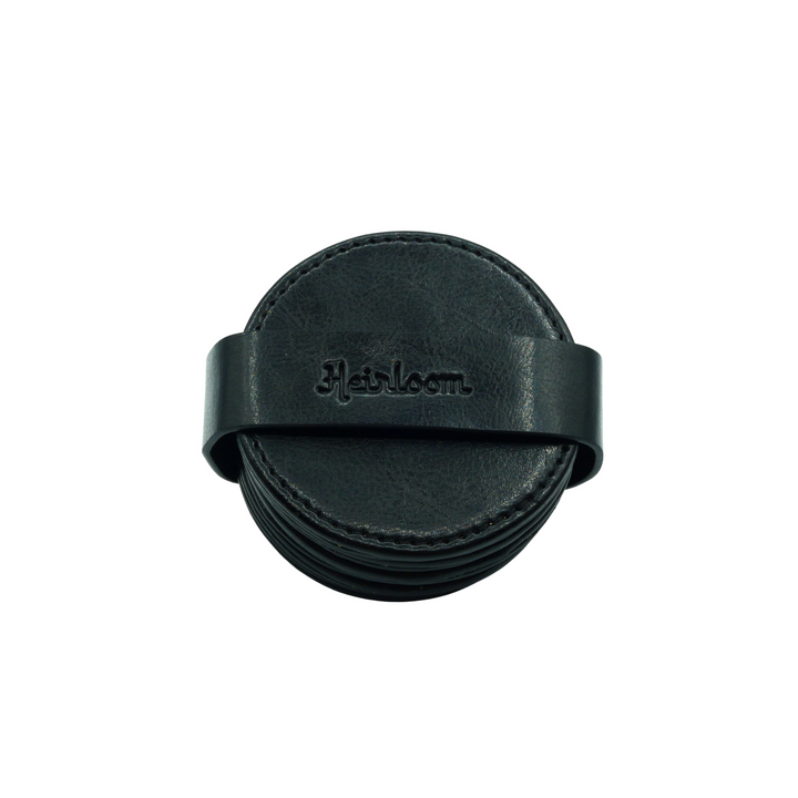Set of 6 P-Leather Coasters