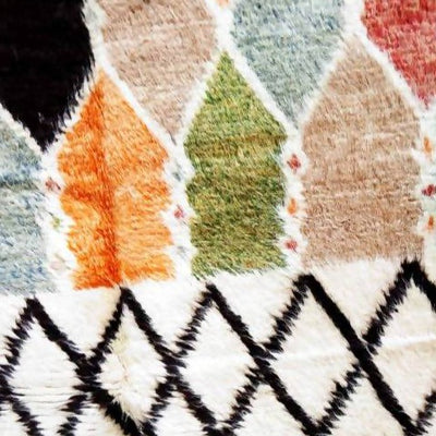 Colorful Moroccan Carpet-Coopérative Bakiz-MyTindy