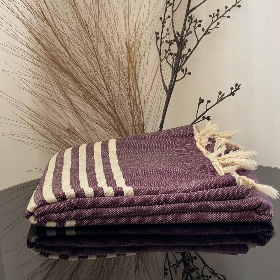 Purple Moroccan Towel