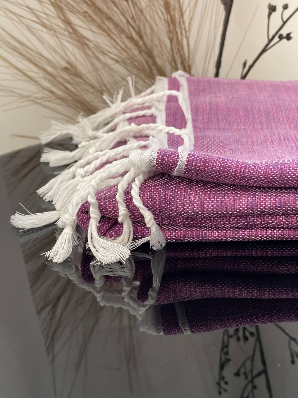 Deep Purple Moroccan Towel