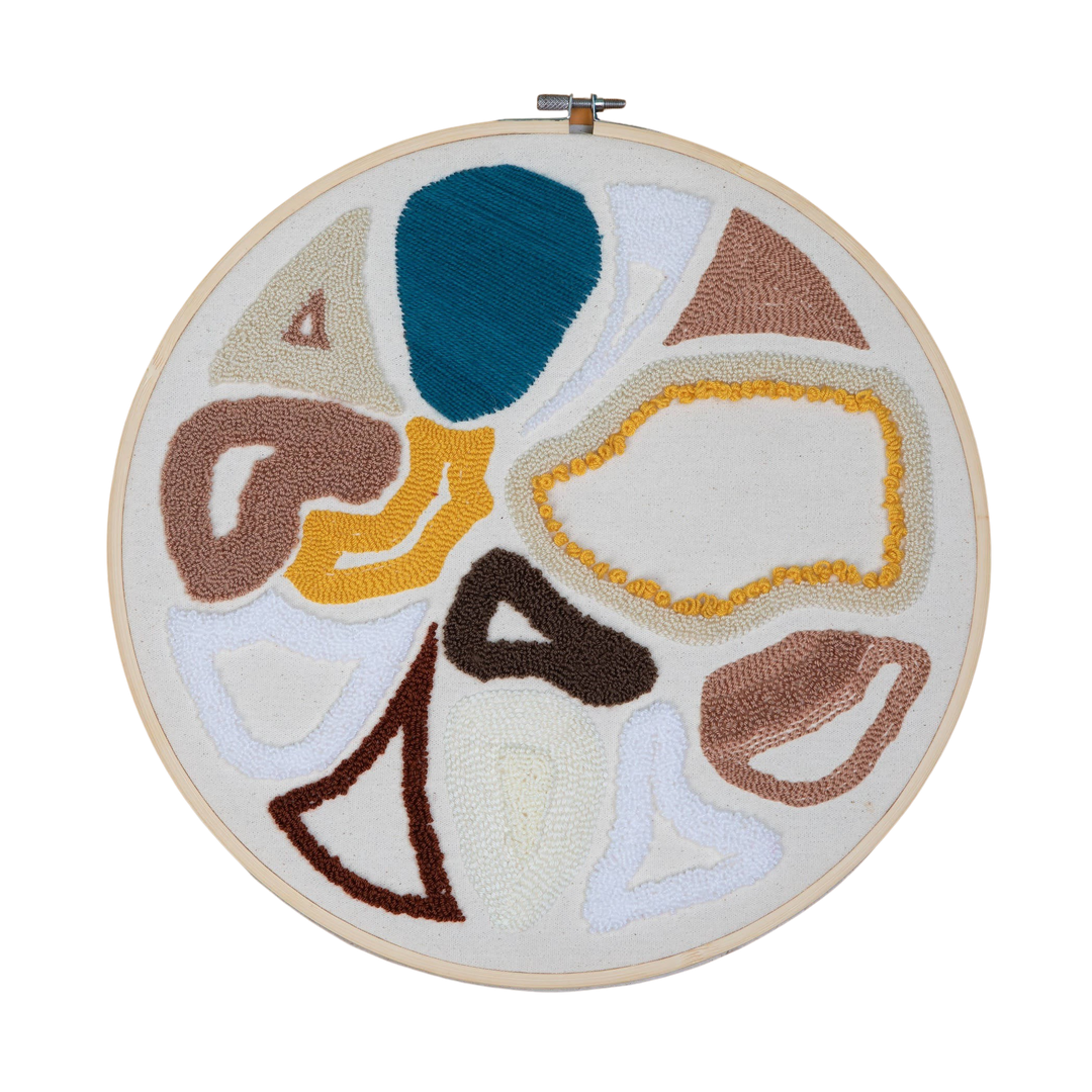 32CM Embroidered Hoop Organic