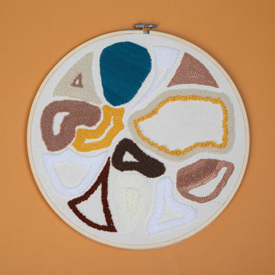 32CM Embroidered Hoop Organic