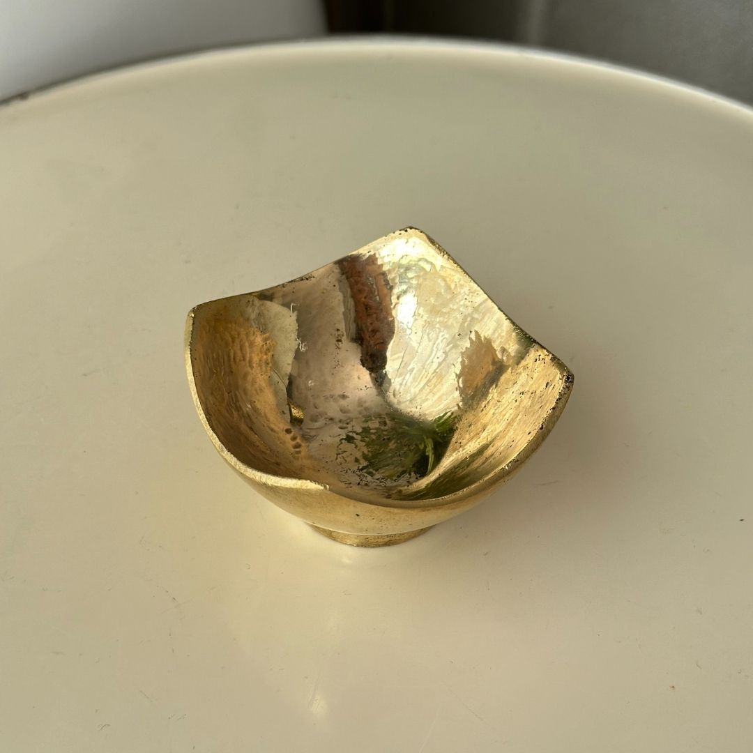 Mini gold copper bowl√©