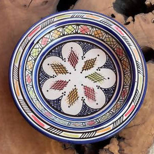 25 cm - Rainbow Moroccan Deep Dish