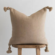 Pemium Moroccan Pillow Cover Pompon
