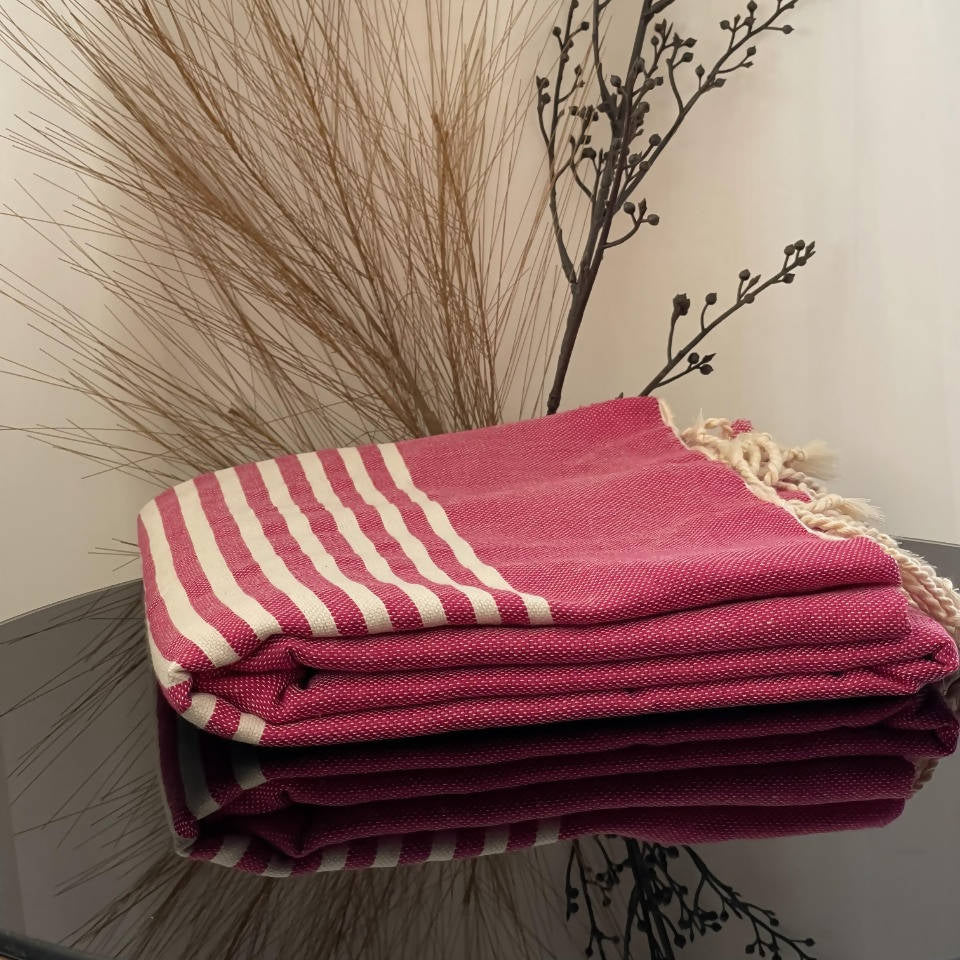 Red Moroccan Towel