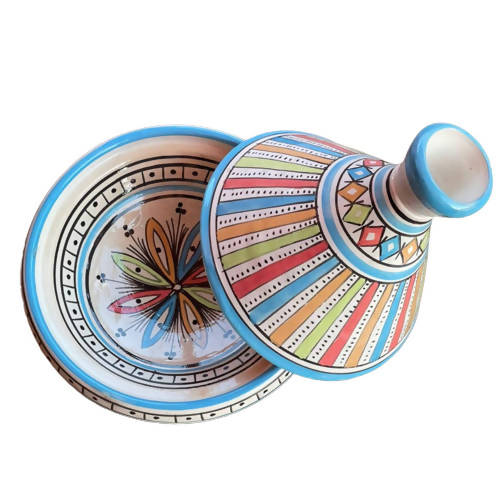 21 cm - Rainbow Moroccan Tajine
