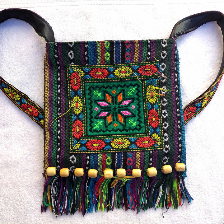 Colorful Woven Moroccan Cross Body Bag-Morad Hamid-MyTindy