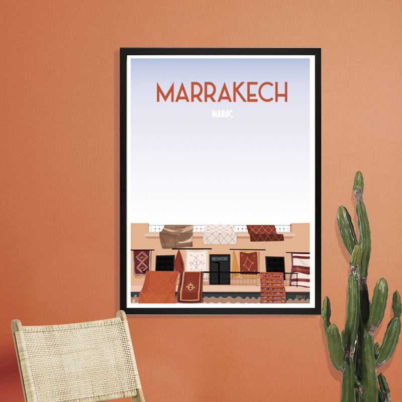 Poster - Marrakech, Rugs-Rajmaj-MyTindy