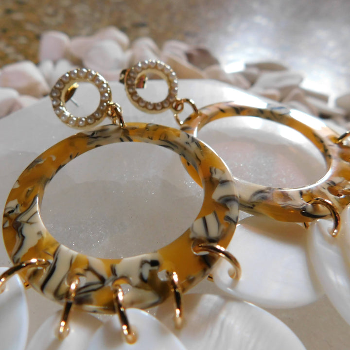 Mother of pearl earrings