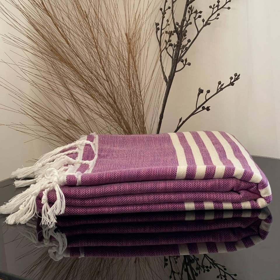 Deep Purple Moroccan Towel