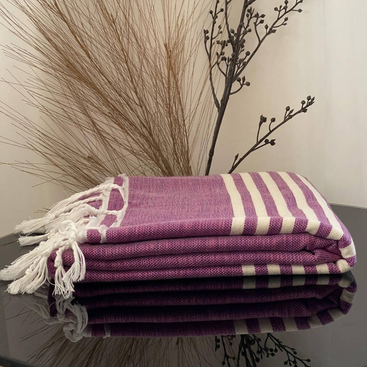 Deep Purple Moroccan Towel