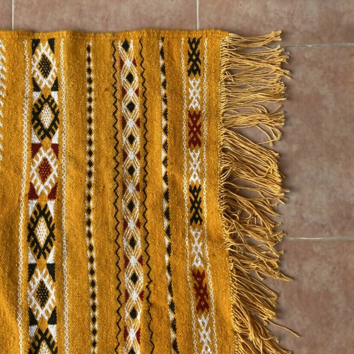 Yellow Kilim Atlas Rug
