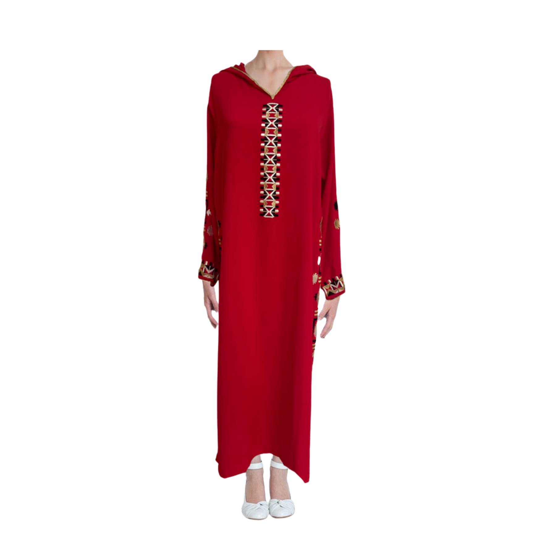 Djellaba clearance rouge bordeau