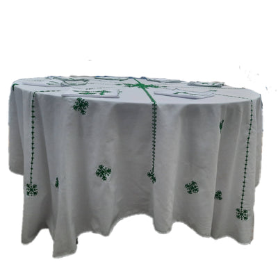 Round Moroccan Tablecloth