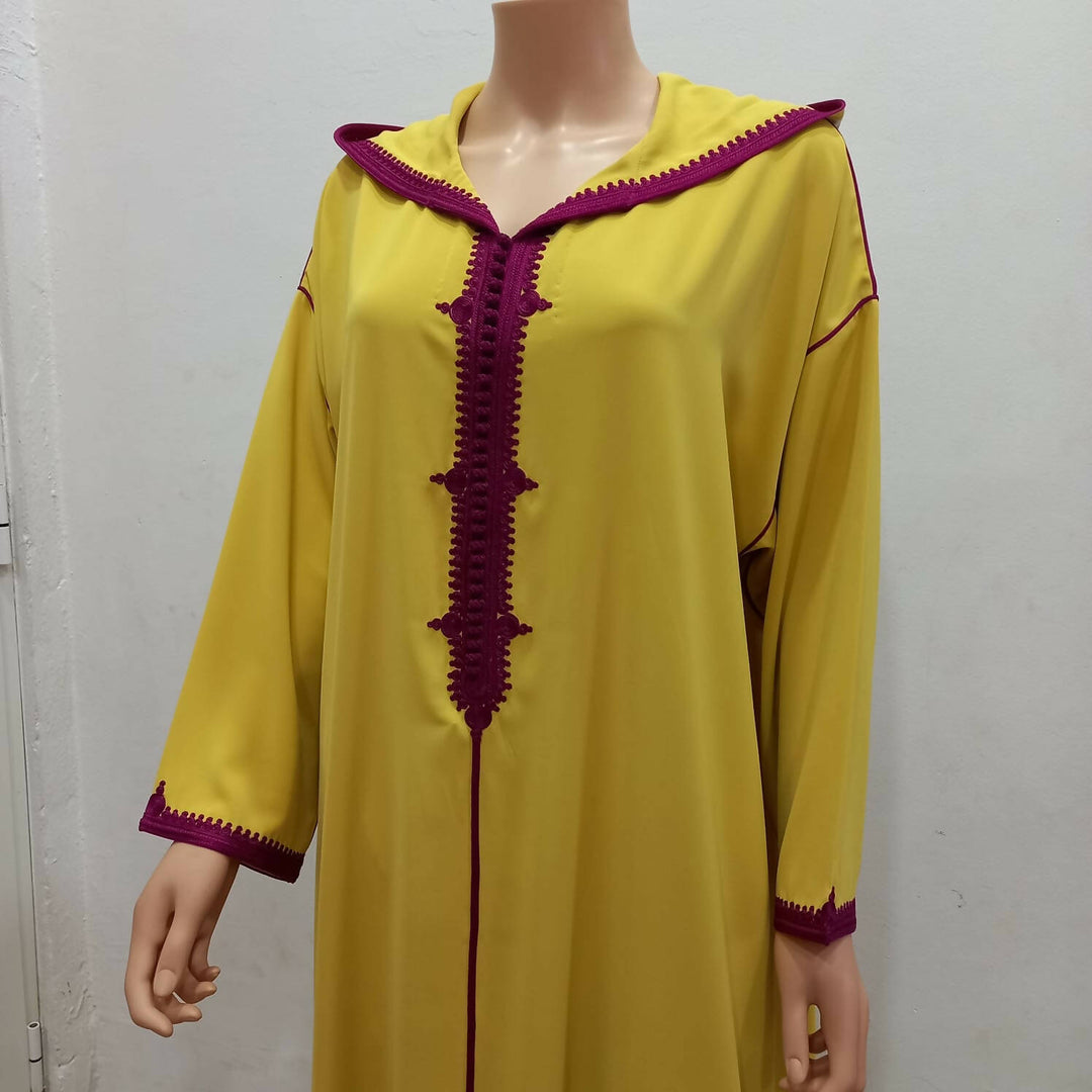 Mustard Yellow Djellaba