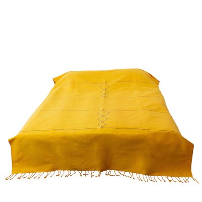 Yellow Moroccan Bed Spread