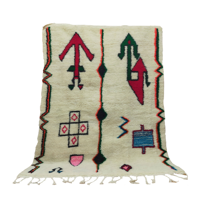 Azilal Moroccan Berber Wool Rug Handmade