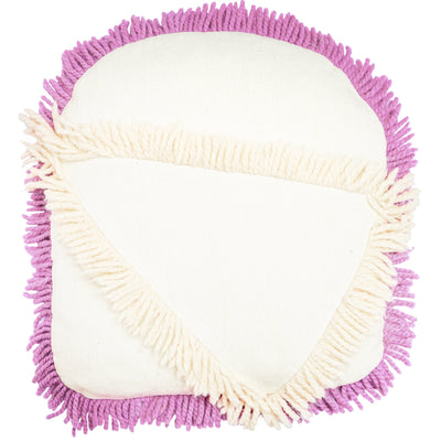 Traditional Cushion with Wool Bangs-Code b'Art Studio-MyTindy