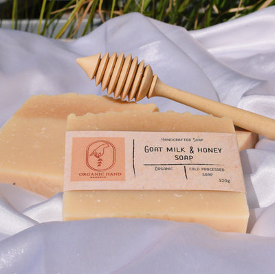 Goat Milk & Honey Soap (Pack of 2 or 3)-Organic Hand-MyTindy