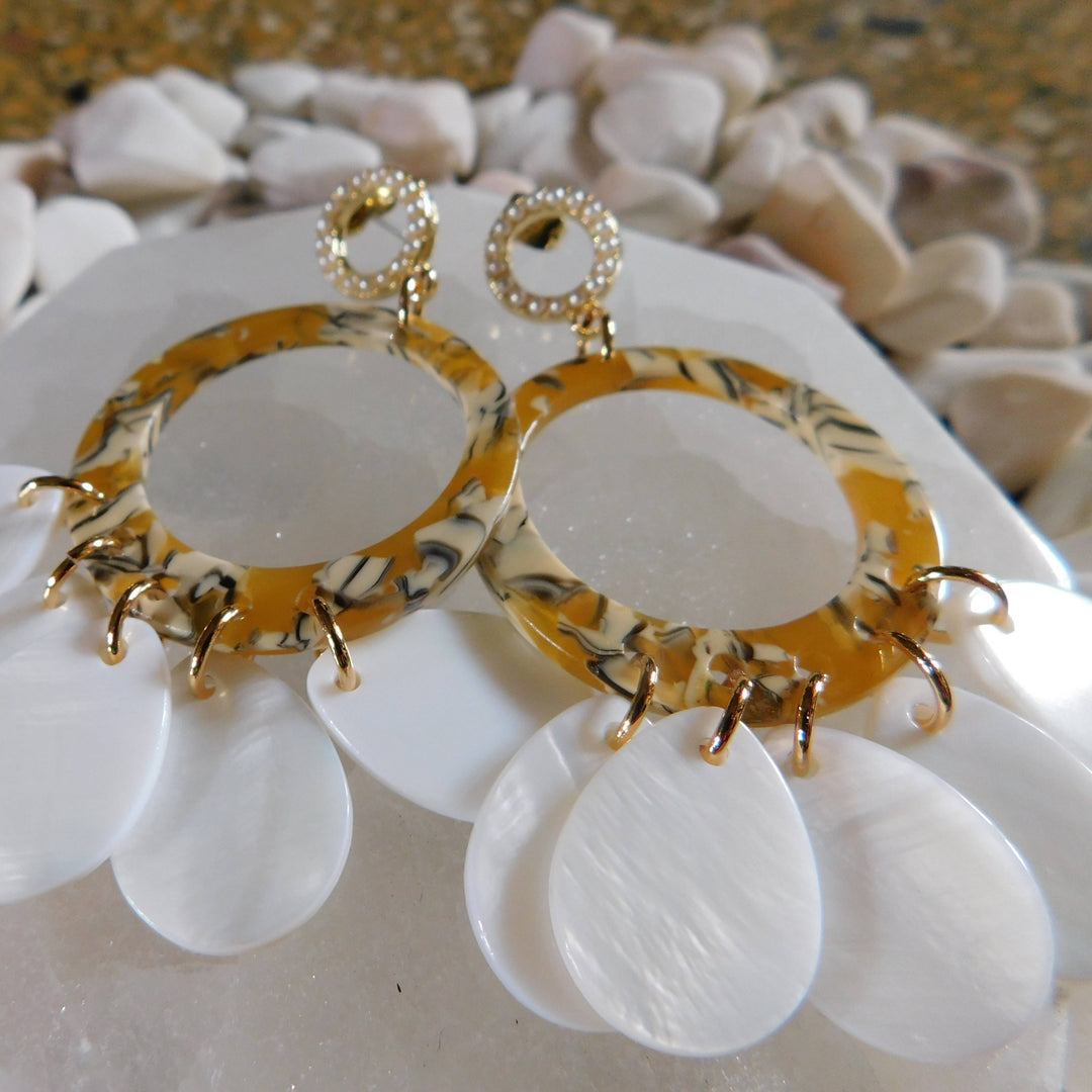 Mother of pearl earrings