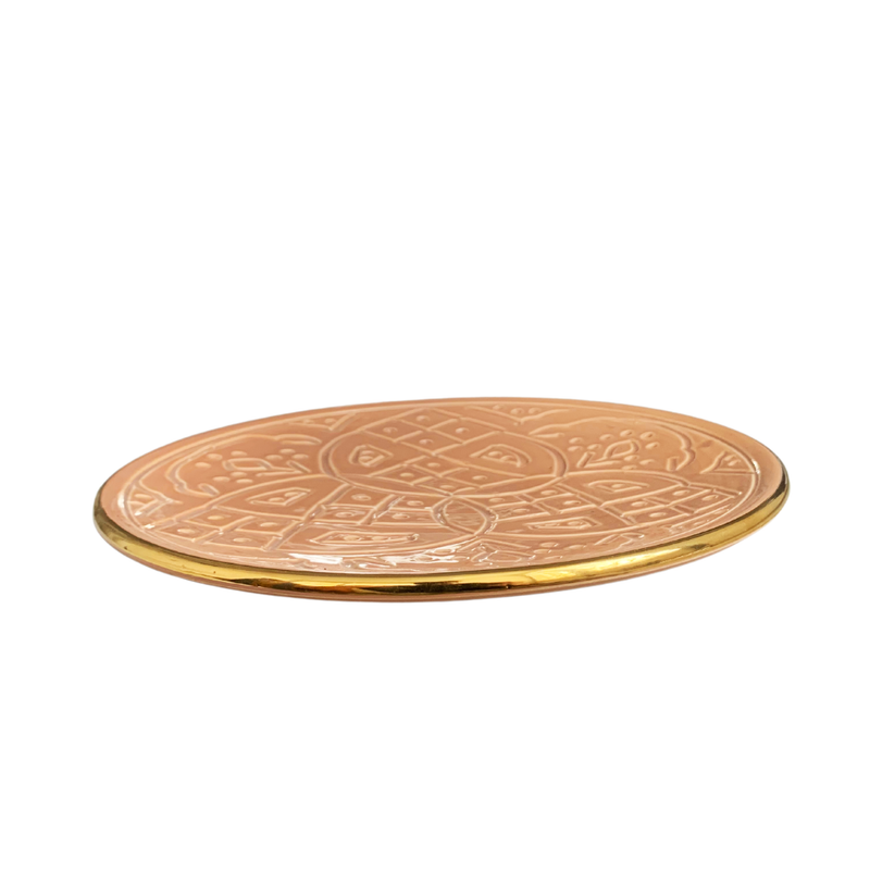 TAZA - Terracotta & Gold Plates