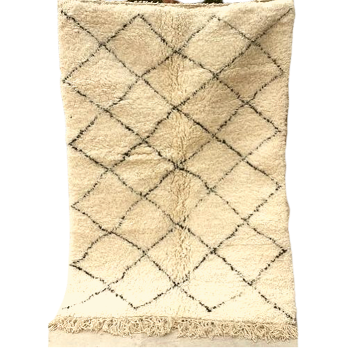 Beni Ouarain Berber carpet 100% natural wool