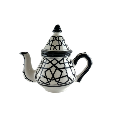 Moroccan Teapot With Mosaic Patterns