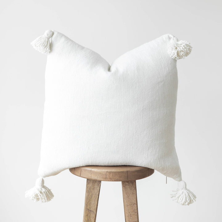 Pemium Moroccan Pillow Cover Pompon