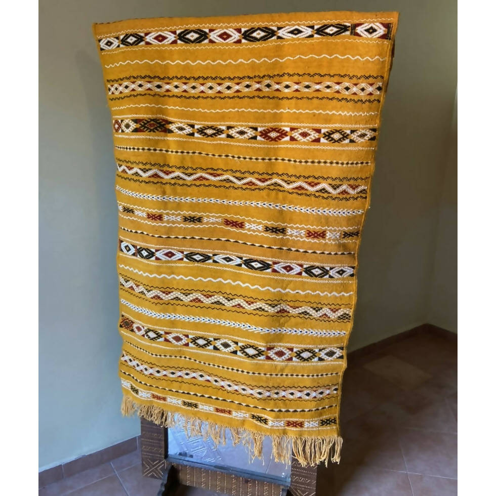 Yellow Kilim Atlas Rug