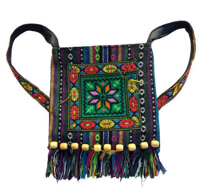 Colorful Woven Moroccan Cross Body Bag-Morad Hamid-MyTindy