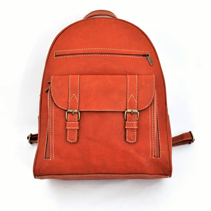 Leather backpack-Zelis Leather-MyTindy