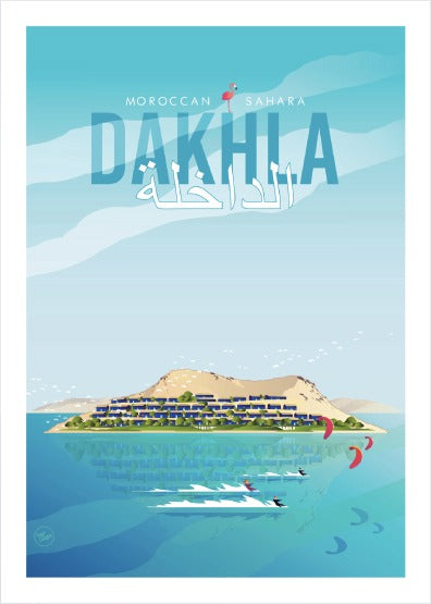 "Dakhla Attitude" by Hugo & Grafik - Canva-Choof Maroc-MyTindy