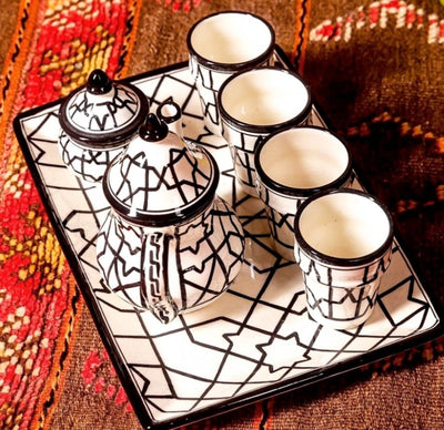 Tea Set With Mosaic Patterns-Dialna by Salma Bensaid-MyTindy