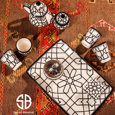 Tea Set With Mosaic Patterns-Dialna by Salma Bensaid-MyTindy