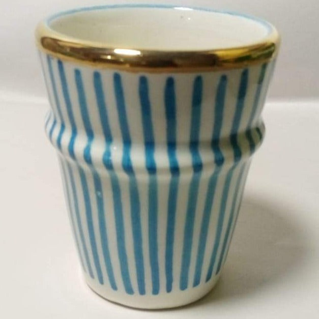 Blue & Gold Moroccan Coffee Cup