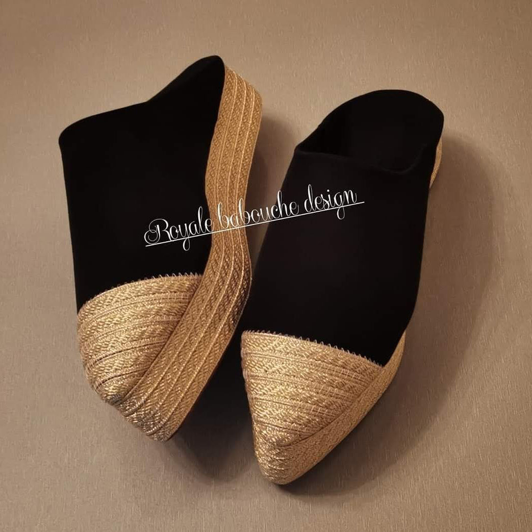 Wedge Moroccan Slippers