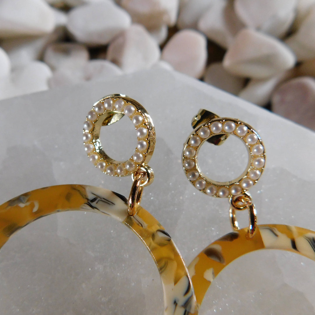 Mother of pearl earrings