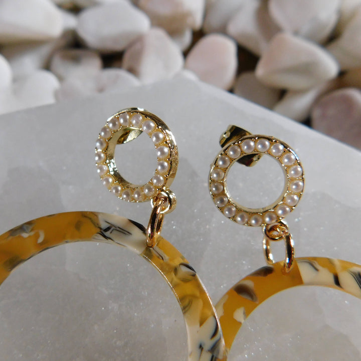 Mother of pearl earrings